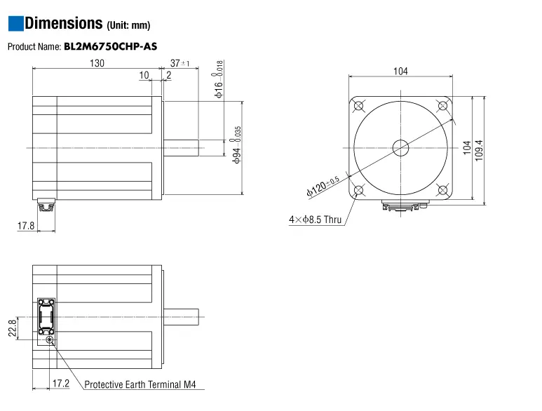 Dimensions BL2M6750CHP-AS.webp